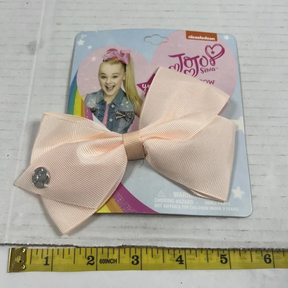 Nickelodeon JoJo Siwa Girls Signature Collection Basic Hair Bow Clip Peach